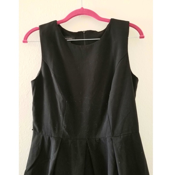 AB Studio Fit & Flare Striped Dress - Picture 3 of 8